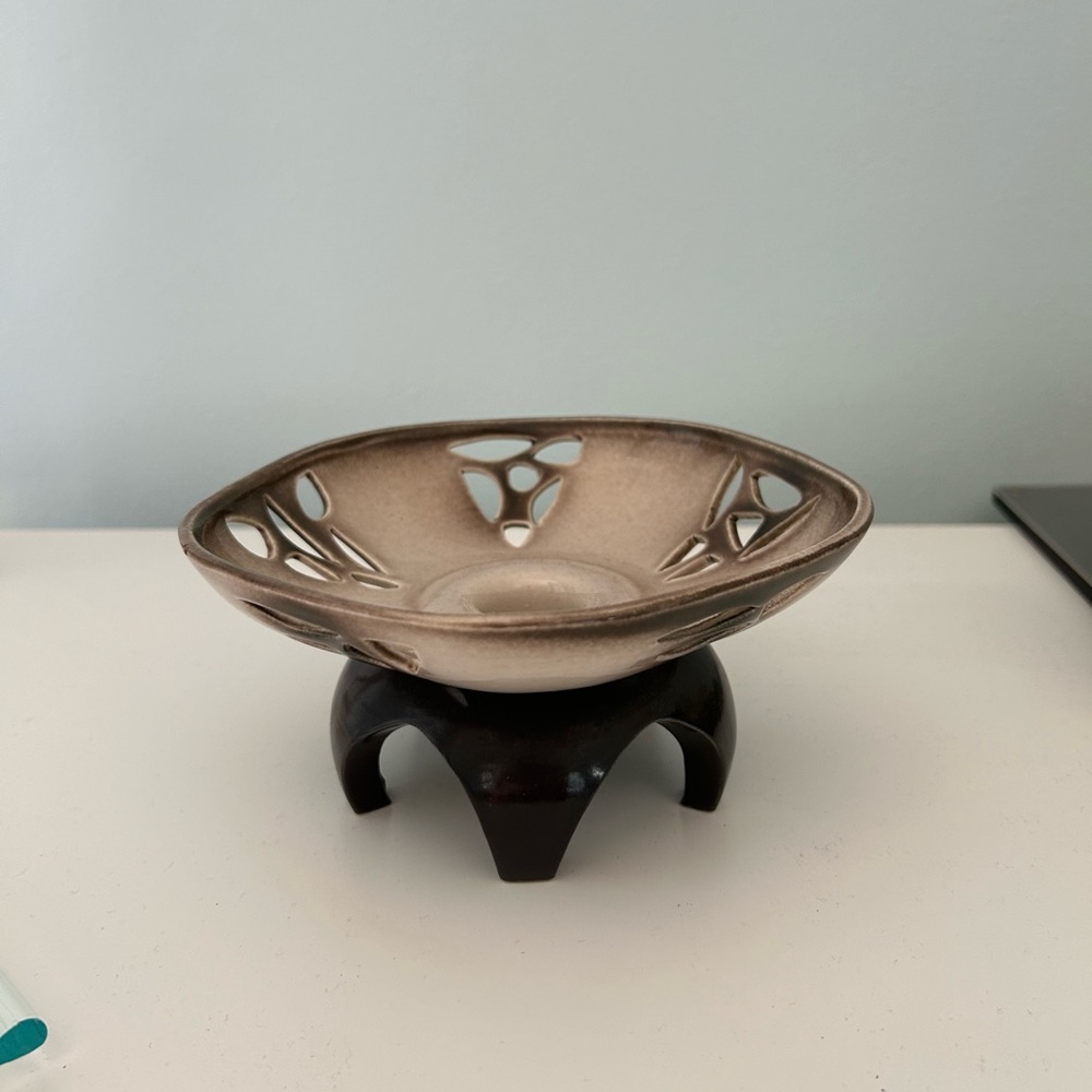 Vintage Roselane candlestick